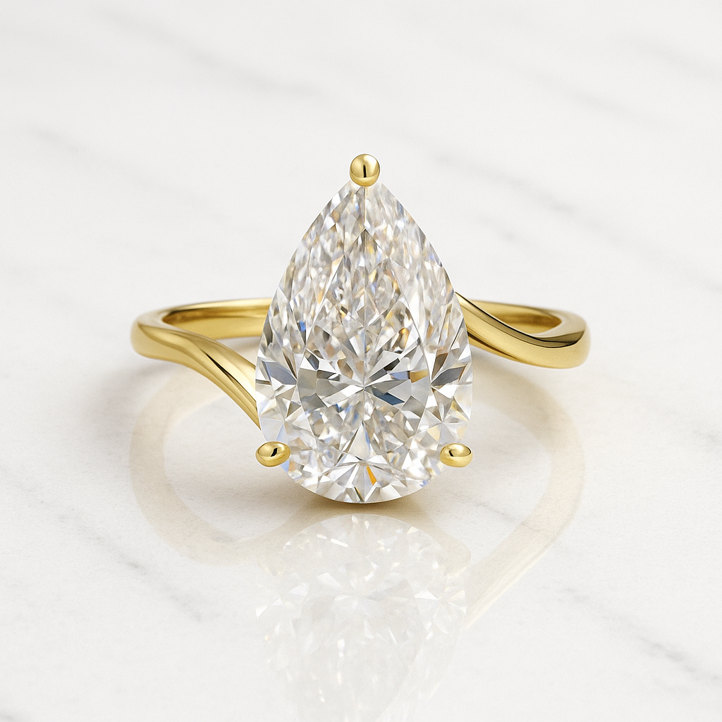 Prague - 5.1 Carat Pear
