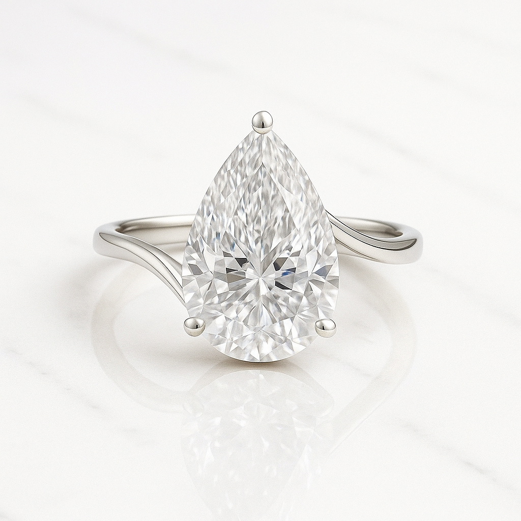 Prague - 5.1 Carat Pear