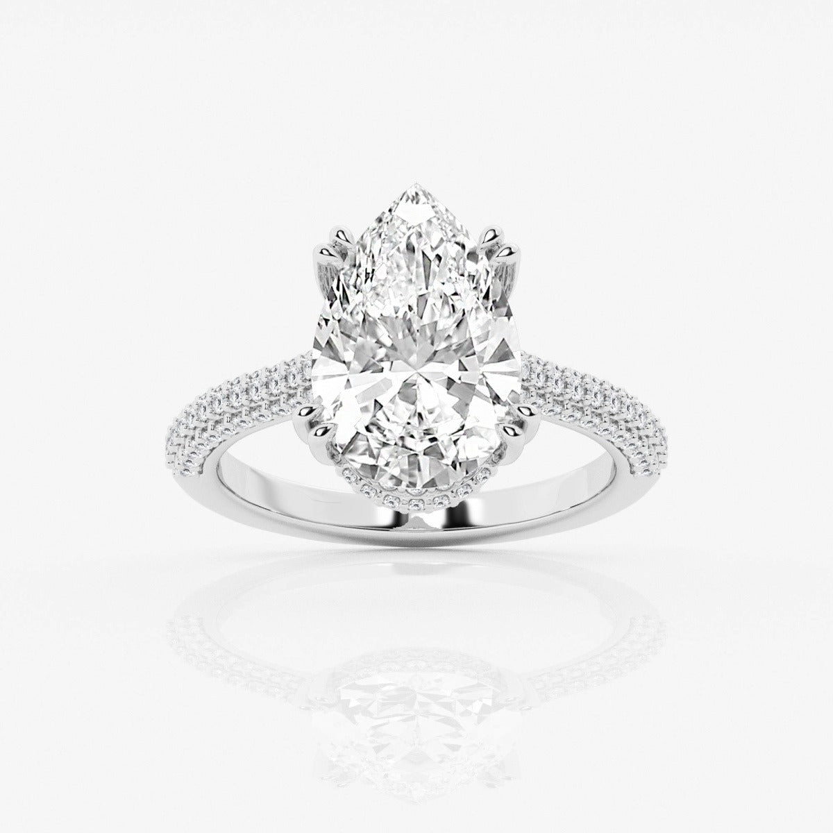 Genevieve - 4 Carat Pear Cut